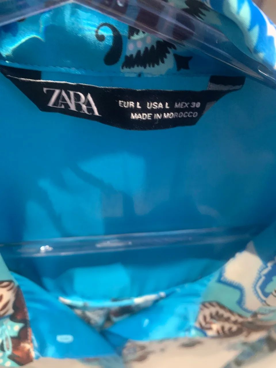 Camisa da Zara estampada - Foto 3