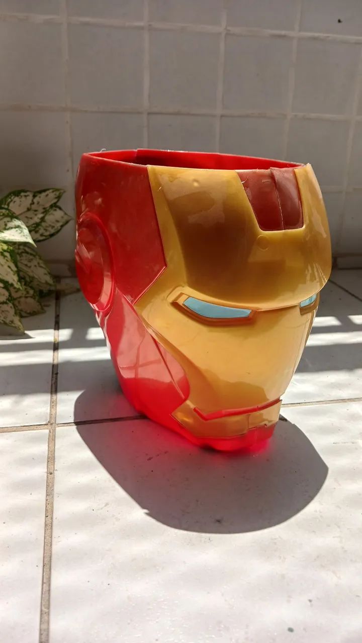 Balde de pipoca Homem de ferro Cinépolis - Foto 2