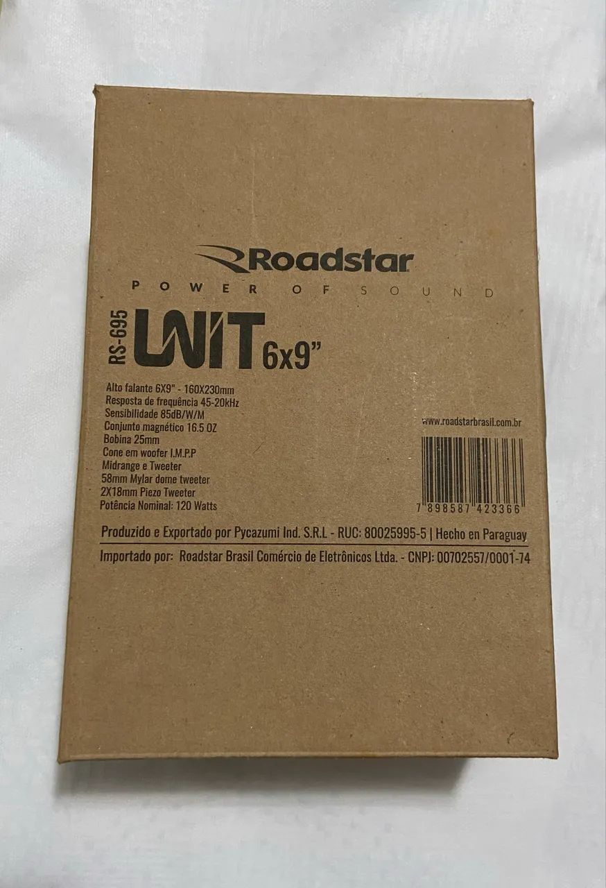 Kit 2 auto falantes roadstar - Foto 4