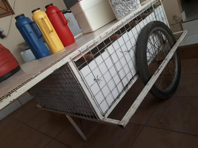 Carrinho de ferro de vender café - Foto 4