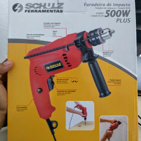 Furadeira de Impacto e Parafusadeira 500W Schulz - Foto 3