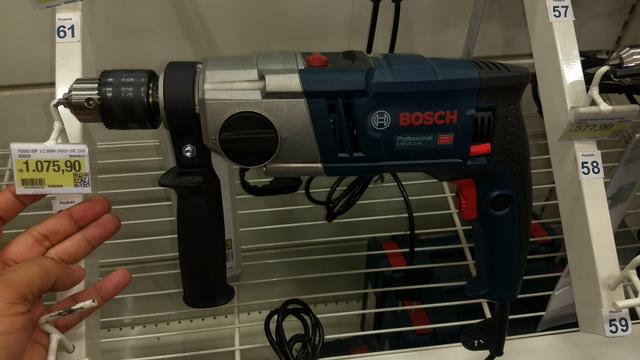 Furadeira Impacto BOSCH GSB 20-2RE COM MALETA - Foto 2