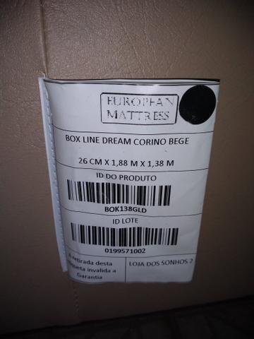 Cama Box Casal Nova Sem uso, 1 ano de Garantia, Nota fiscal, entrega Grátis - Foto 3