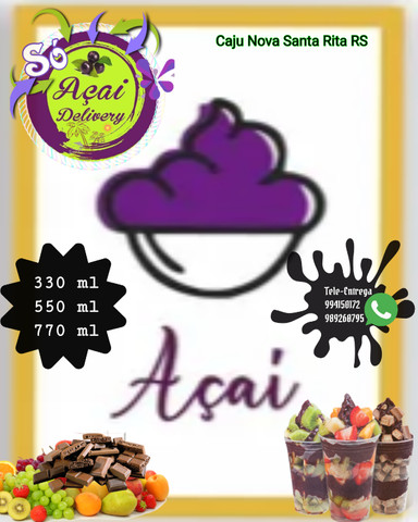 Só Açai Delivery Nova Santa Rita - Foto 3