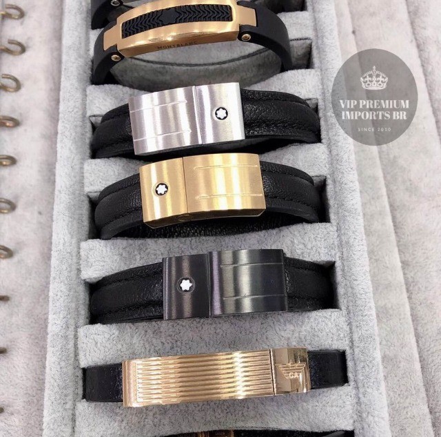 pulseiras montblanc bracelet importadas orignais