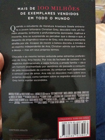 Livro: Cinquenta Tons De Cinza  - Foto 2