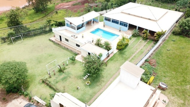 Chácara para locacao finais de semana - Recanto samurai - Casa de 500 m² e area de 1500m² - Foto 2