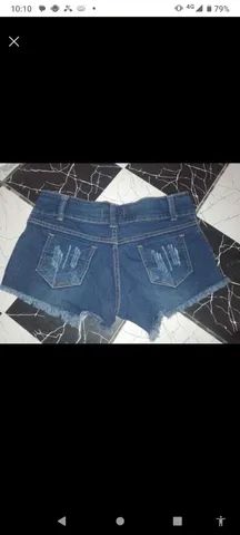 shorts jeans numeração 40 - Foto 2