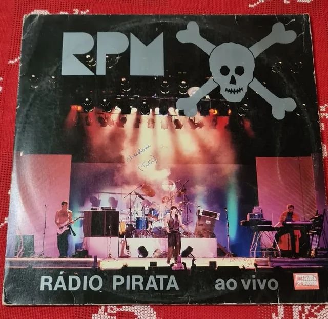 Vinil RPM rádio pirata ao vivo