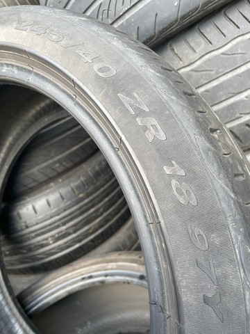 Pneu 245/40/18 Pirelli Pzero Nero meia vida (não é riscado) - Foto 5