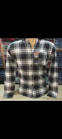 Camisas Masculinas Slim Algodão  - Foto 5