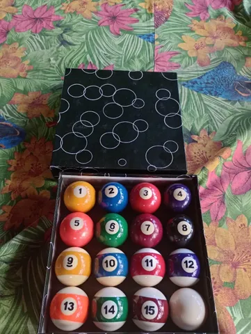 Jogo de bolas de sinuca  +484 anúncios na OLX Brasil