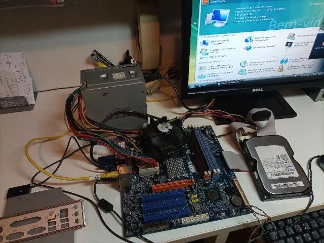 Kit Intel Core 2 Duo+placa Mãe+2gb.ram+cooler+hd160gb - Foto 4
