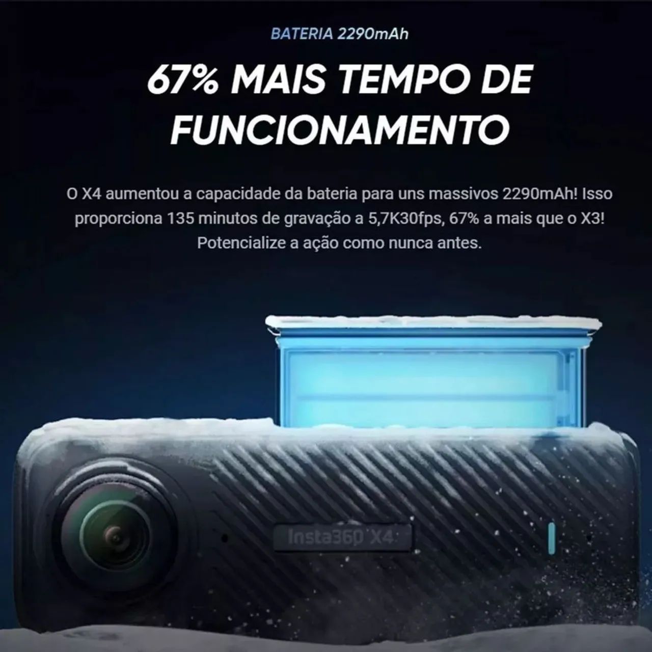 Câmera 360 Insta360 X4 | Lacrada - Foto 6