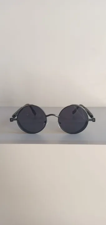 Óculos de sol preto estilo Alok novo unissex