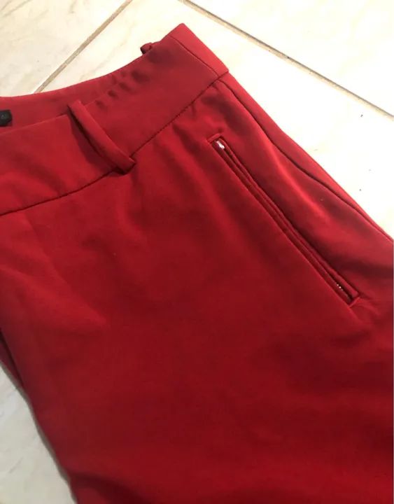 Calça Social Vermelha - Foto 4
