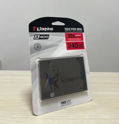 HD SSD Kingston 240GB Novo Lacrado Original | Parcela Sem Fio | Loja Curitiba