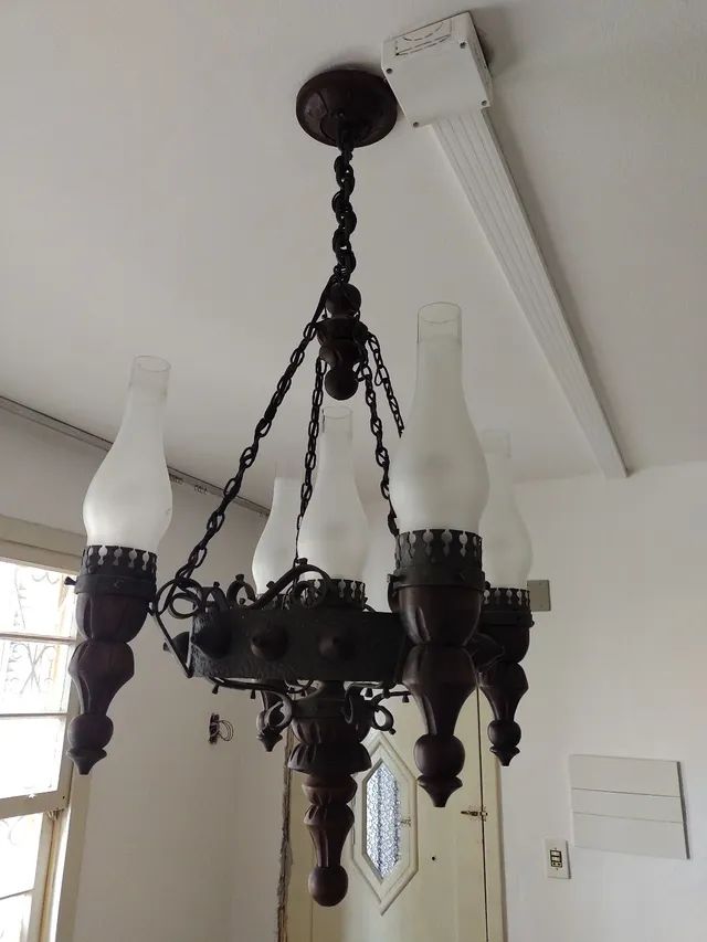 Lustre com cinco lâmpadas  - Foto 3