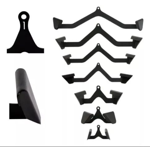 Kit com 7 Puxadores anatomicos com suporte de parede - Foto 6