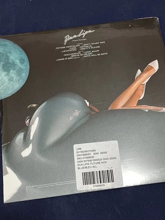 Disco de Vinil Dua Lipa - Future Nostalgia Blue Edition (Novo) - Foto 4