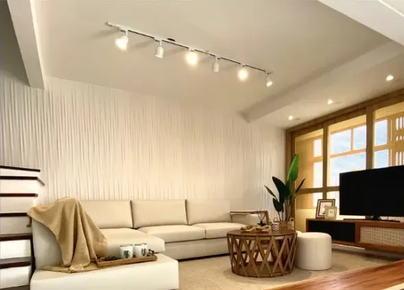 SPOT 5 LEDS COM TRILHO