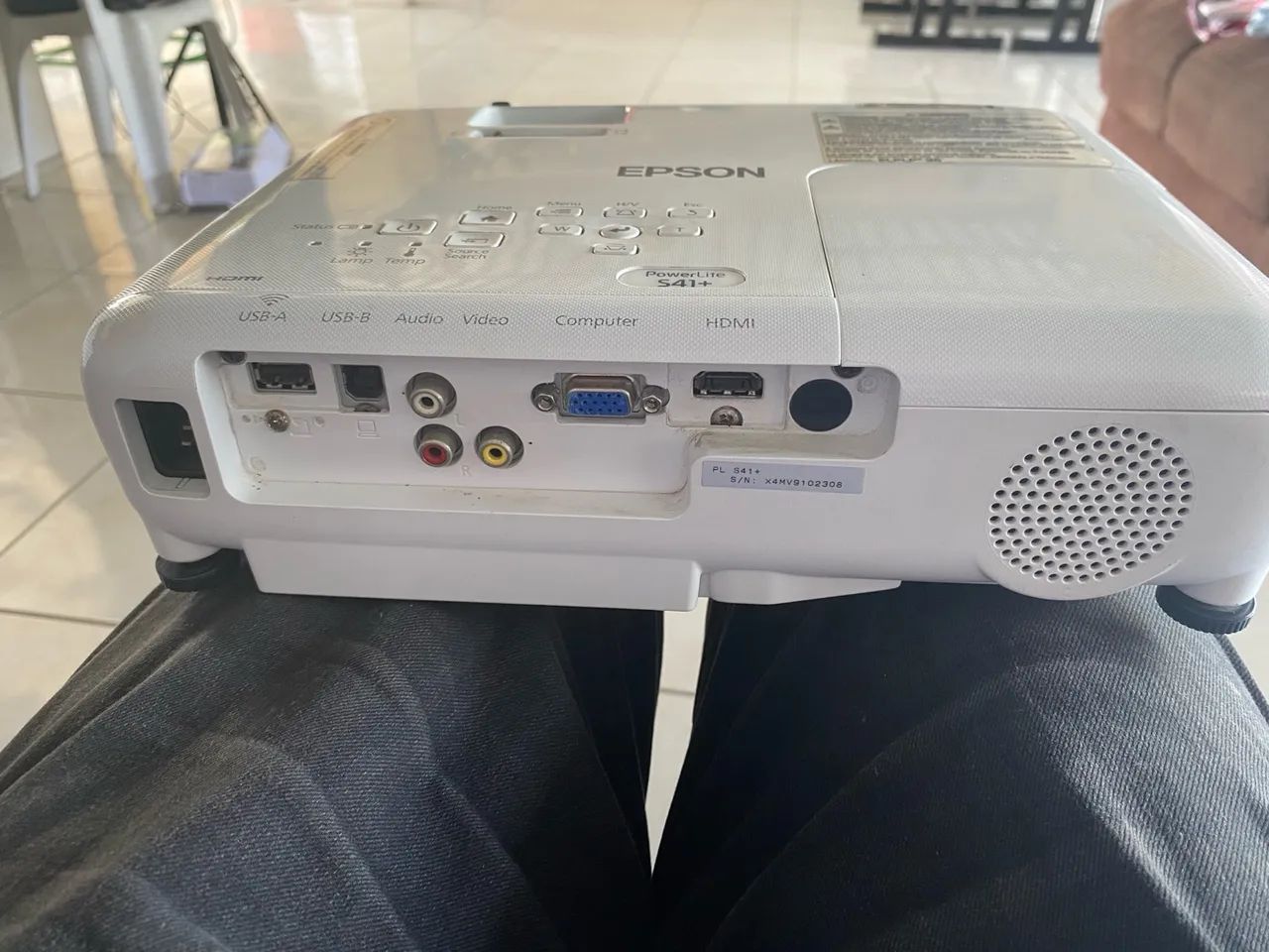 Data show projetor Epson power lite S41+ - Foto 5