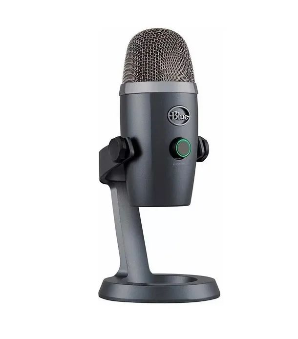Microfone Condensador Usb Blue Yeti Nano - Cinza Shadow Grey