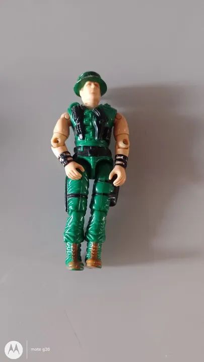 Boneco comando em ação