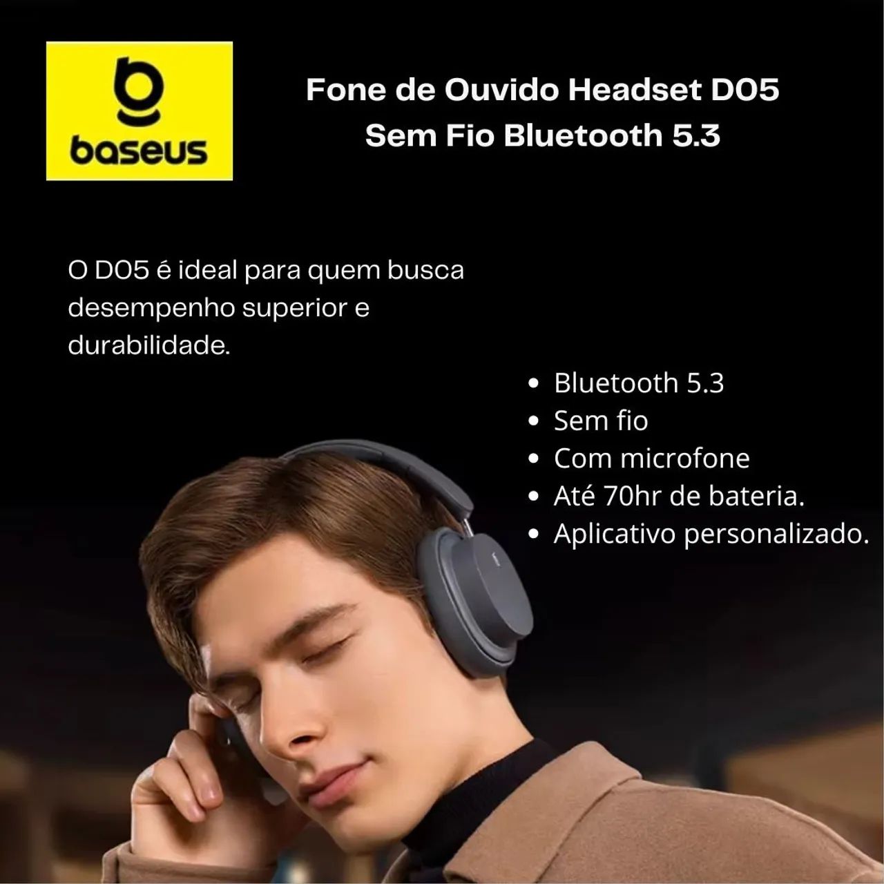 Headset Baseus D05  - Foto 3
