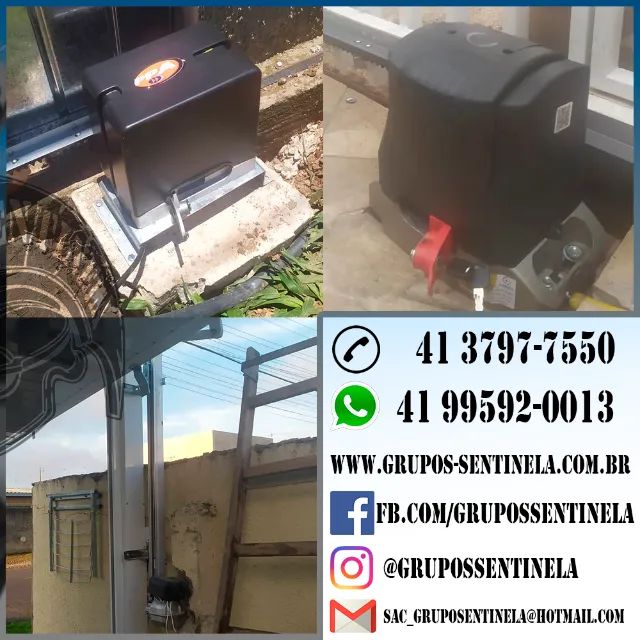 Motor top de linha para portão com instalação no menor preço