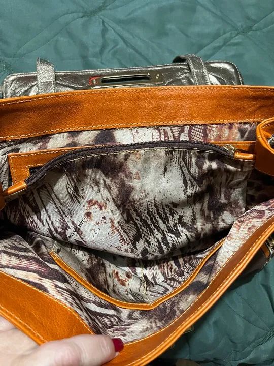 Bolsa em couro, marca Luz da Lua  - Foto 4