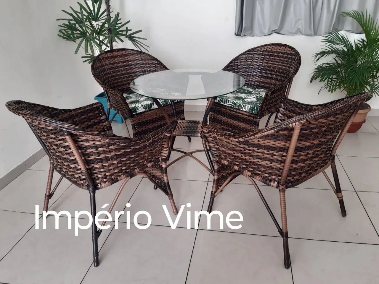 Promoção conjunto de vime e fibra sintética