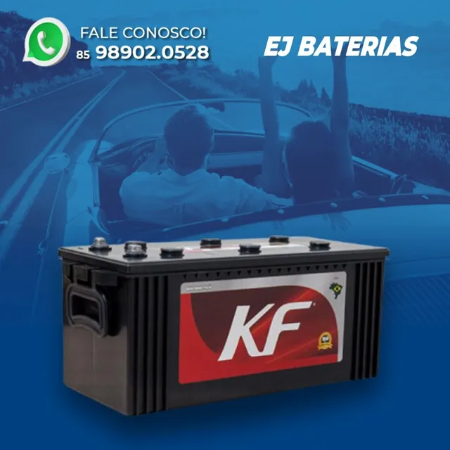 Bateria 150 amperes kf de ônibus mercedes