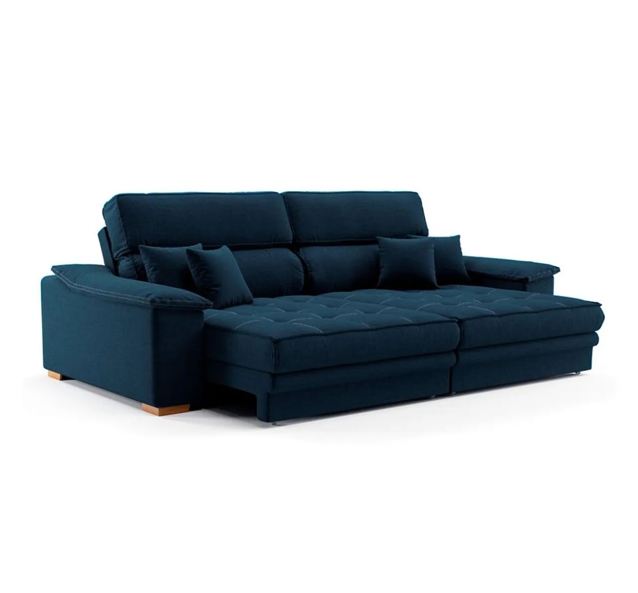 Sofá Cama Azul - Conforto e Estilo para sua Casa - Foto 2