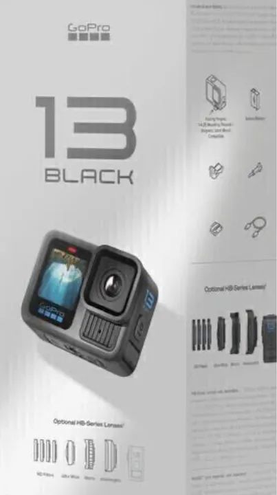 GoPro HERO13 Black - Câmera de Ação Nova