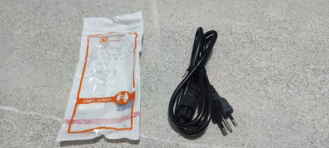 Cabo de força tripolar para fonte de notebook, já é o menor preço - Foto 2