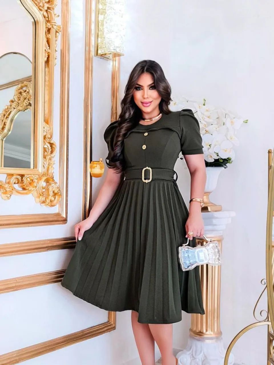 Moda Evangelica Revender Roupas De Marca Feminina Vestido Conjunto