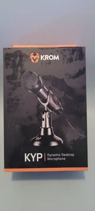 Microfone gamer krom novo