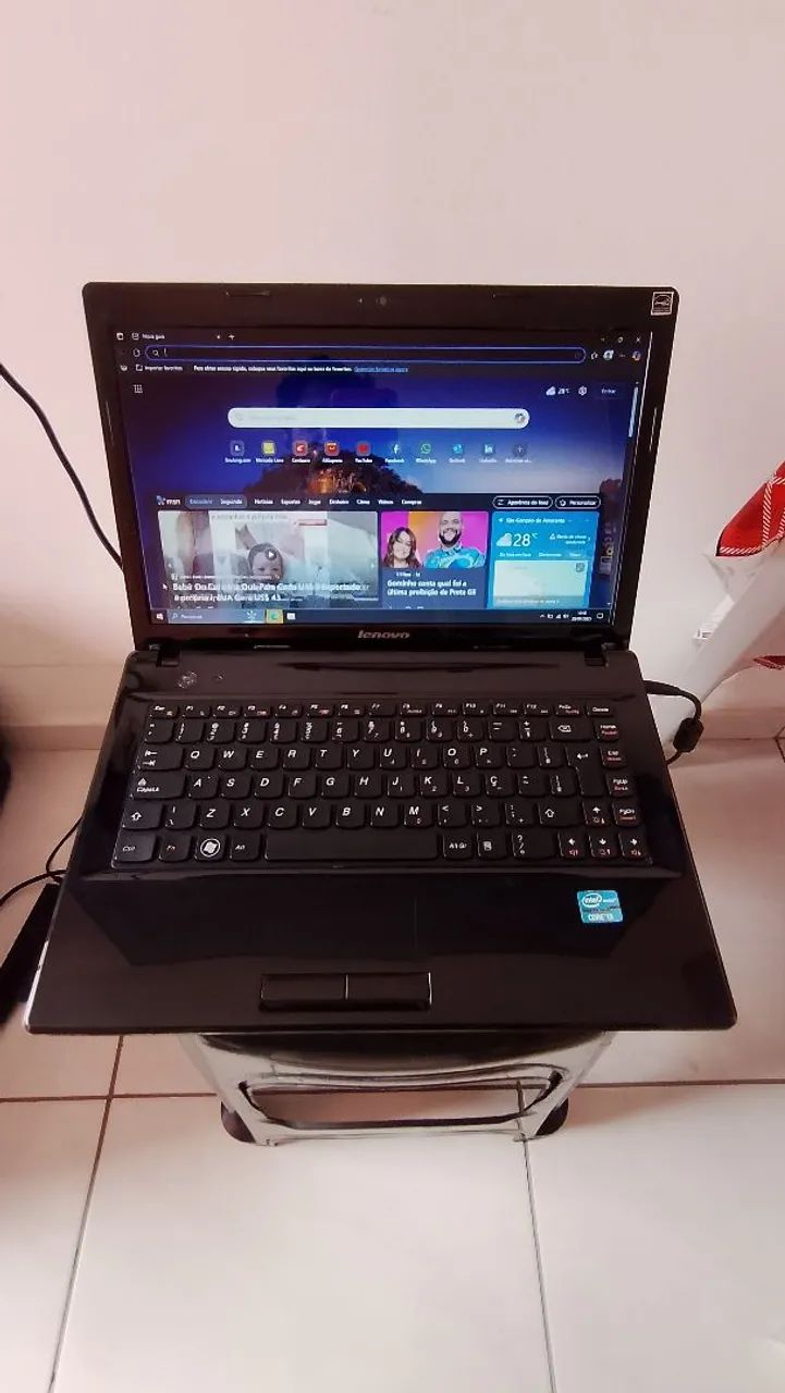Notebook Lenovo em ótimo estado