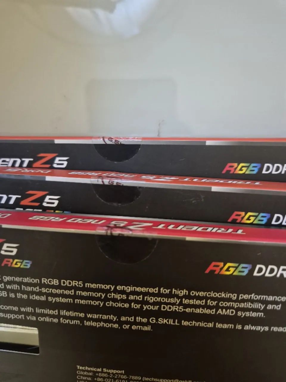 G.Skill Trident Z5 Neo RGB Series 32GB DDR5-6000 CL30  hynix - última unidade - Foto 3