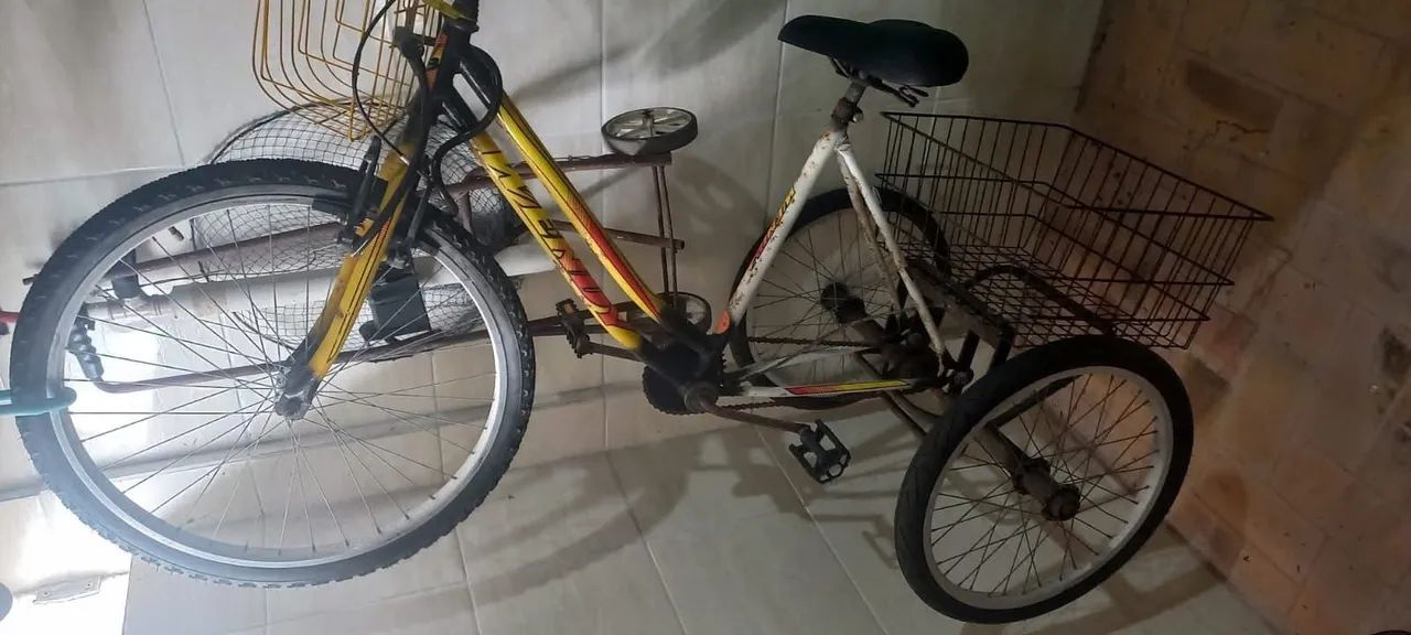 Bicicleta Triciclo de Alumínio Aro 26  - Foto 2