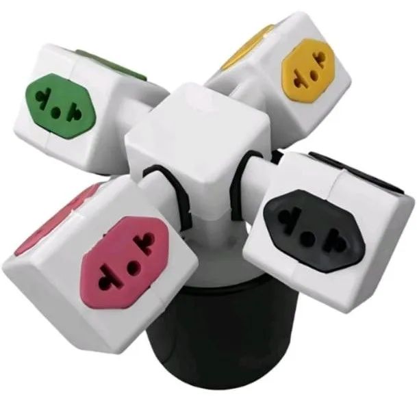 Adaptador de Tomada Cubo 10/20 Amperes  - Foto 2