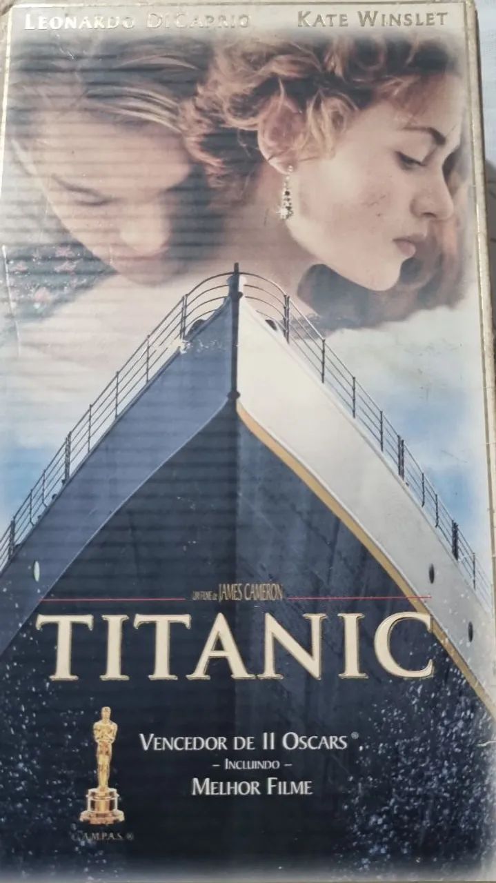 Box vhs filme  Titanic 