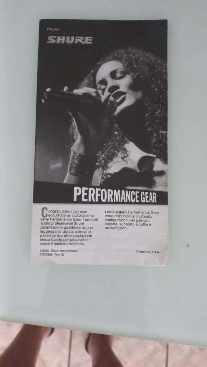 Microfone SHURE pg4 wireless receiver  - Foto 6