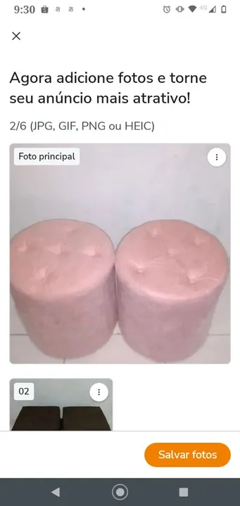 Vende se Puff novo unidade 85 reais novo