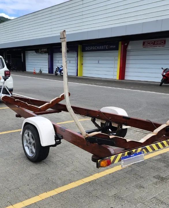 CARRETINHA ABERTA PRA BARCO / LANCHA  MODELO 2013 - Foto 3