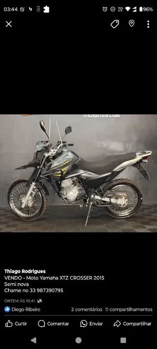 YAMAHA XTZ CROSSER 2015 - Foto 2