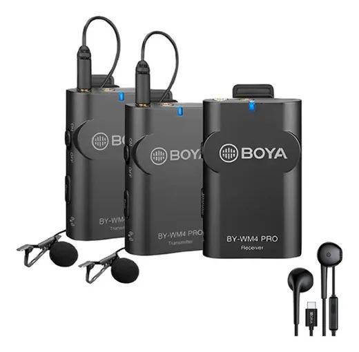 Microfone Lapela Boya By-wm4 Pro K2