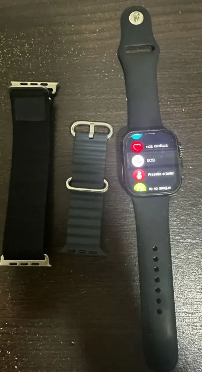 Smartwatch Ultra Mini W69 Preto (Usado) - Foto 2