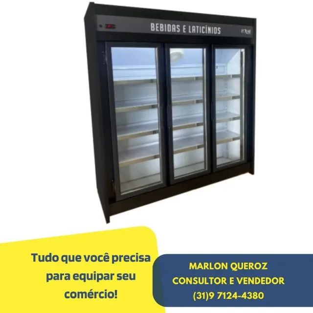Expositor Refrigerado 3 Portas Polar